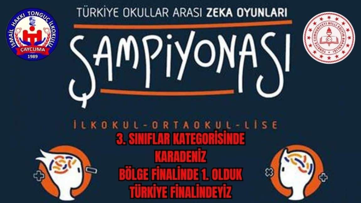 3. Sınıflarda Akıl ve Zeka Oyunlarında Bölge Birincisi Olarak Türkiye Finallerindeyiz