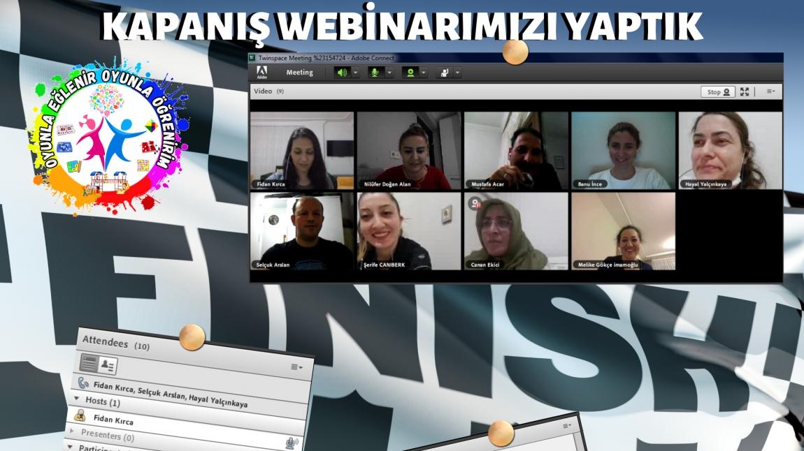 Oyunla Eğlenir Oyunla Öğrenirim Projesi Kapanış Webinarı