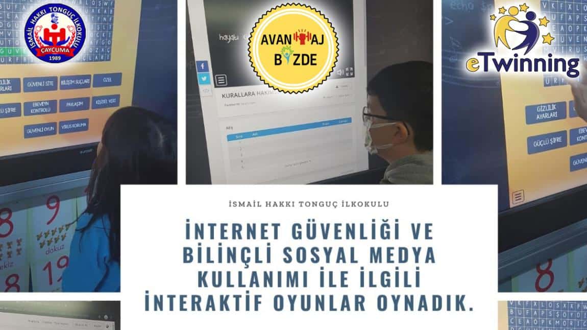 Öğrencilerimizden Bilinçli Sosyal Medya Kullanımı ve İnternet Güvenliği Etkinlikleri